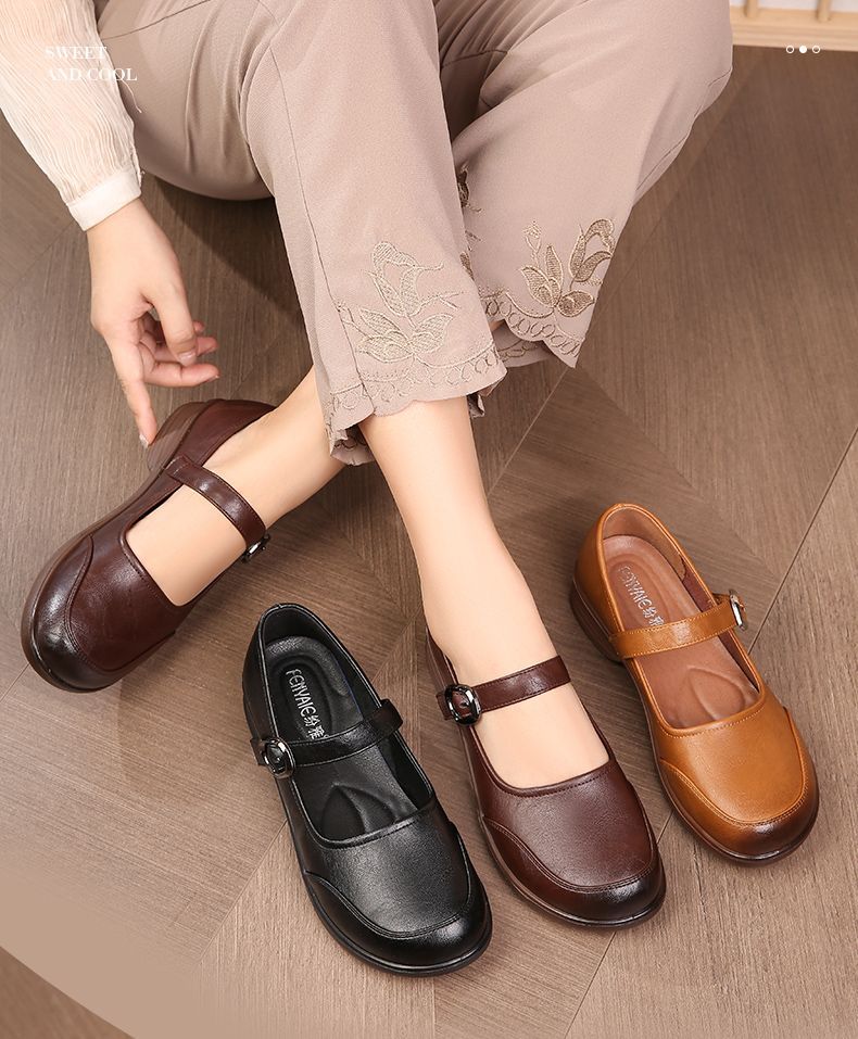 Casual All-match Pumps Soft-soled Womens Shoes